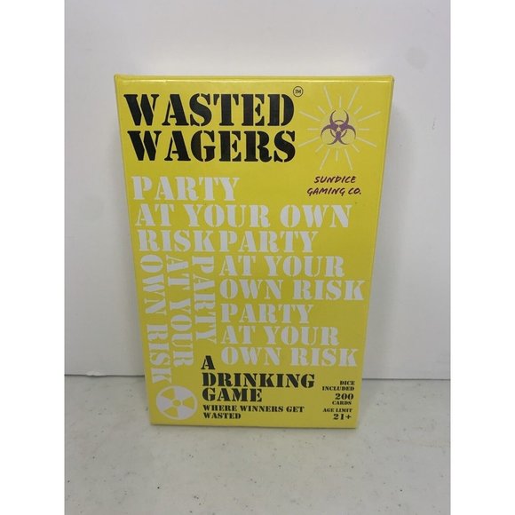 Wasted Wagers A Drinking Game For‎ Adults | Drinking Games For Parties - Picture 1 of 2